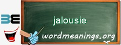 WordMeaning blackboard for jalousie